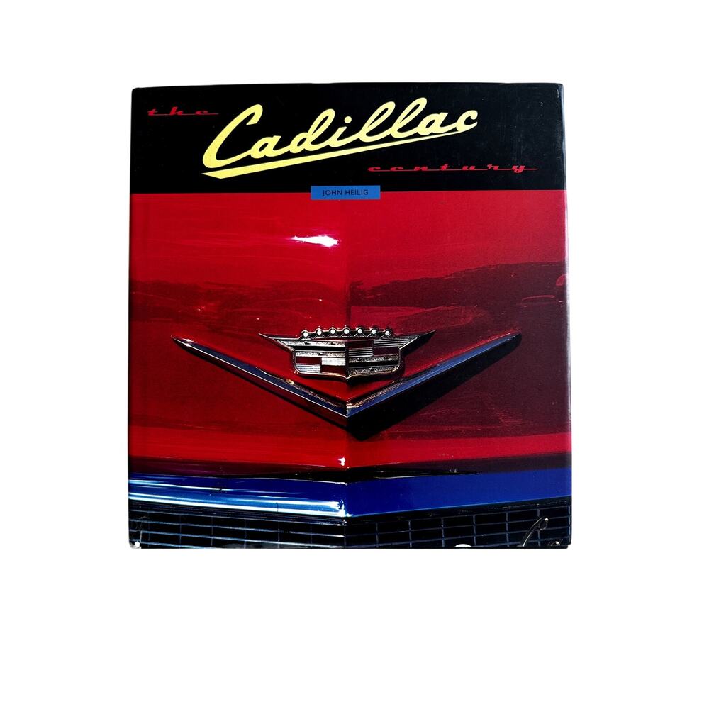 Vintage cadillac century by john heilig coffee table book, mid century modern,